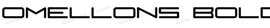 Omellons Bold字体转换